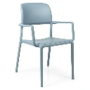 1998F - Fauteuil design Riva Nardi Bleu - Café Bar Restaurant Horeca.webp