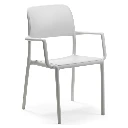 1998F - Fauteuil design Riva Nardi Blanc - Café Bar Restaurant Horeca.webp