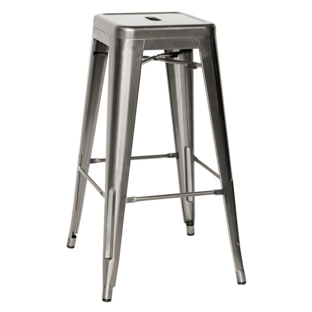 5165T - Tabouret haut style industriel métallique empilable - Café Bar Restaurant Horeca.webp