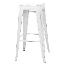 5165T - Tabouret haut métallique style industriel empilable blanc vieilli - Café Bar Restaurant Horeca.webp