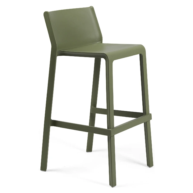 1913T - Tabouret haut design Trill Stool Nardi polypropylène vert - Café Bar Restaurant Horeca.webp
