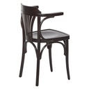 1183 F - Fauteuil Bois style Thonet - Côté - Café Bar Restaurant Horeca