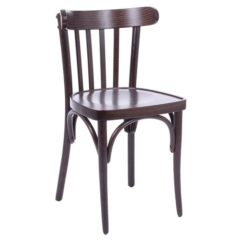 1335 - Chaise Bois style Thonet - Barreaux verticaux - Café Bar Restaurant Horeca