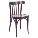 1335 - Chaise Bois style Thonet - Barreaux verticaux - Café Bar Restaurant Horeca