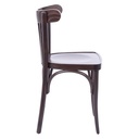 1335 - Chaise Bois style Thonet - Barreaux verticaux - Côté - Café Bar Restaurant Horeca