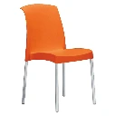 1963 - Chaise Jenny Scab Orange - Café Bar Restaurant Horeca.webp