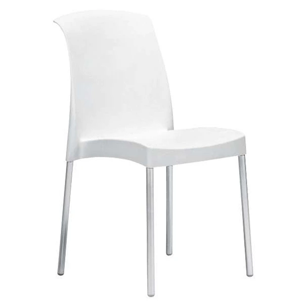 1963 - Chaise Jenny Scab Blanc - Café Bar Restaurant Horeca.webp