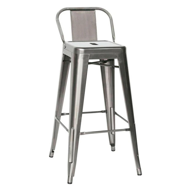 5164T - Tabouret haut métallique style industriel avec dossier Horeca.webp