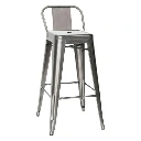 5164T - Tabouret haut métallique style industriel avec dossier Horeca.webp