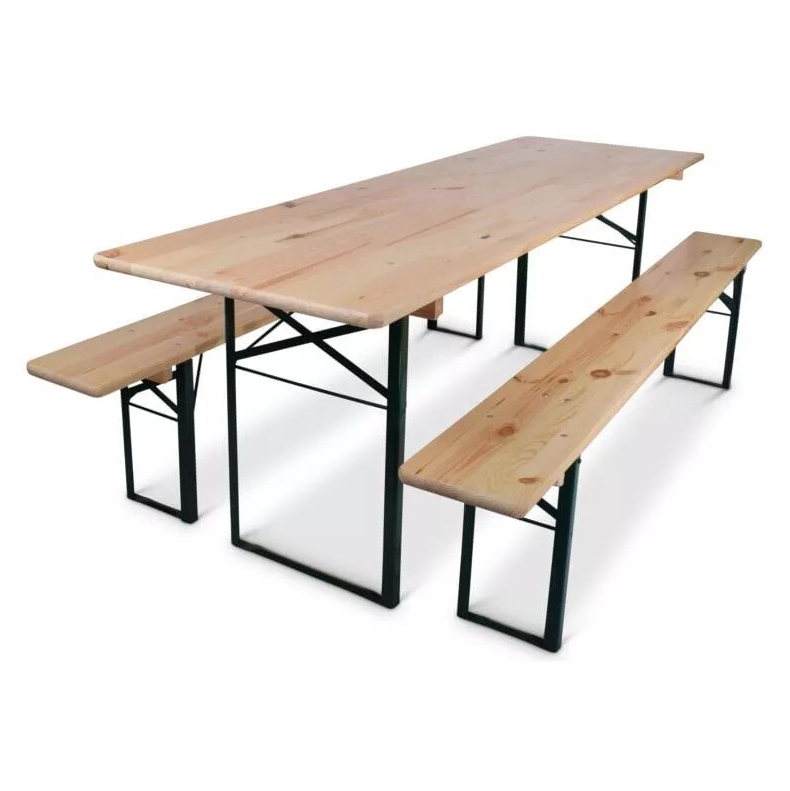 2004 Table - Table de Brasserie en bois pliable - Ensemble - Café Bar Restaurant Horeca