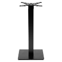 Piètement central en fonte base plate pour table Horeca – Plateau max. 90 × 90 cm – Réf. 2180