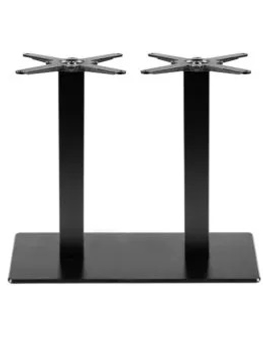 Piètement central en fonte base plate pour table Horeca – Plateau max. 180 × 90 cm – Réf. 2180