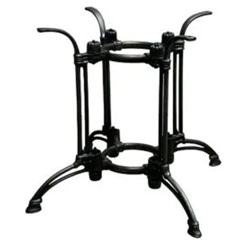 Piètement fonte base quadripode pour grande table ronde Horeca – Plateau Ø 100 à 180 cm – Réf. 2138