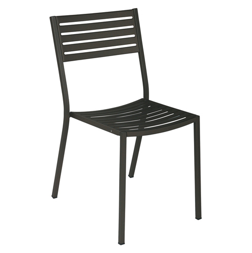 Chaise design Segno EMU acier empilable Horeca – Réf. 1923