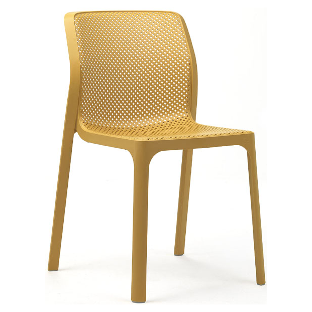 Chaise design Bit Nardi motif ajouré empilable Horeca – Réf. 1987