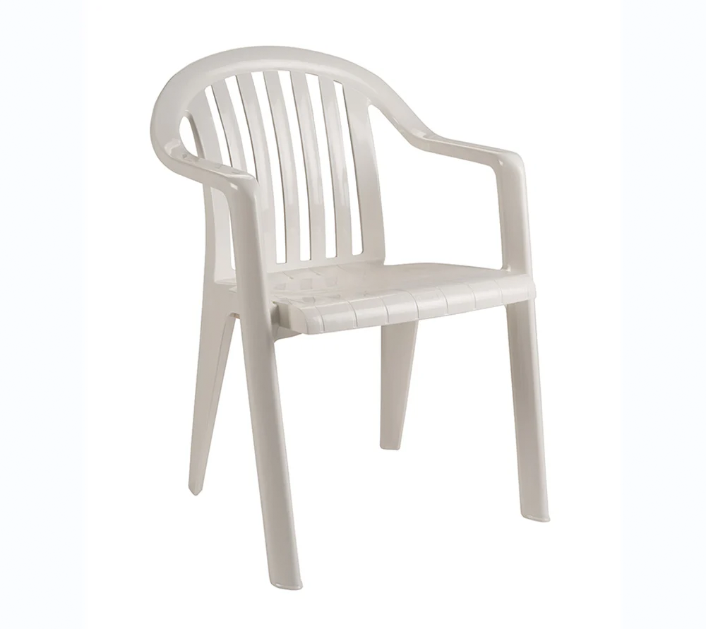 Fauteuil Miami Bas Grosfillex dossier à lattes empilable Horeca – Réf. Miami Bas