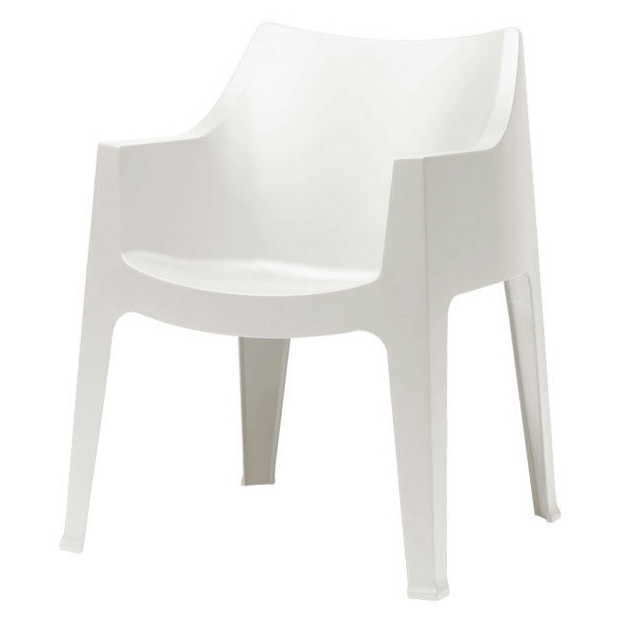 Fauteuil Coccolona Scab Design avec accoudoirs enveloppants empilable – Réf. 1966F