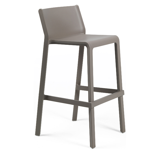 Tabouret haut Trill Stool Nardi empilable Horeca – Réf. 1913 T (Taupe)