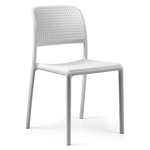 Chaise design Bora Bistrot Nardi motif perforé empilable Horeca – Réf. 1927