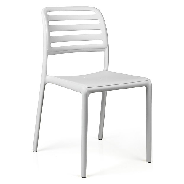 Chaise design Costa Bistrot Nardi dossier lattes empilable Horeca – Réf. 1928