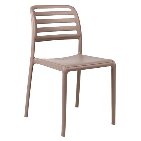 Chaise design Costa Bistrot Nardi dossier lattes empilable Horeca – Réf. 1928
