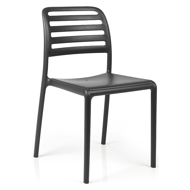 Chaise design Costa Bistrot Nardi dossier lattes empilable Horeca – Réf. 1928