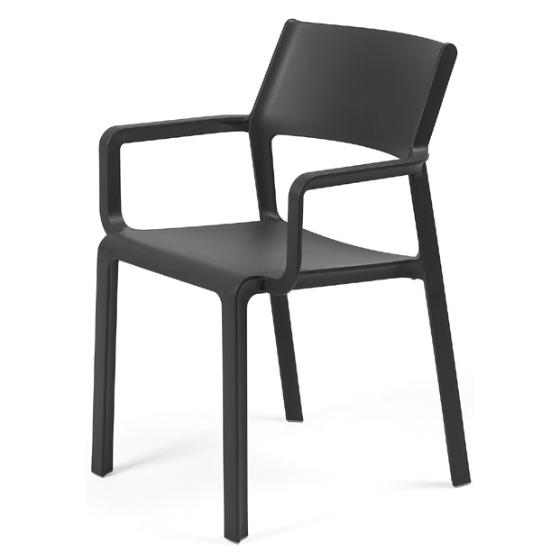 Fauteuil design Trill Nardi avec accoudoirs polypropylène fiberglass empilable Horeca – Réf. 1913 F