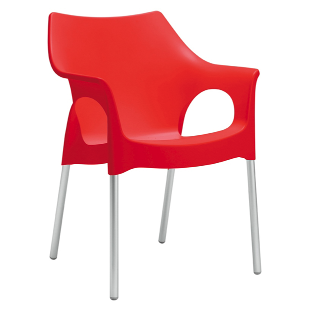Fauteuil design Ola Scab avec accoudoirs empilable – Réf. 1900 F