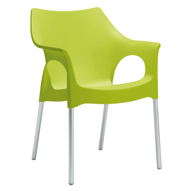Fauteuil design Ola Scab avec accoudoirs empilable – Réf. 1900 F
