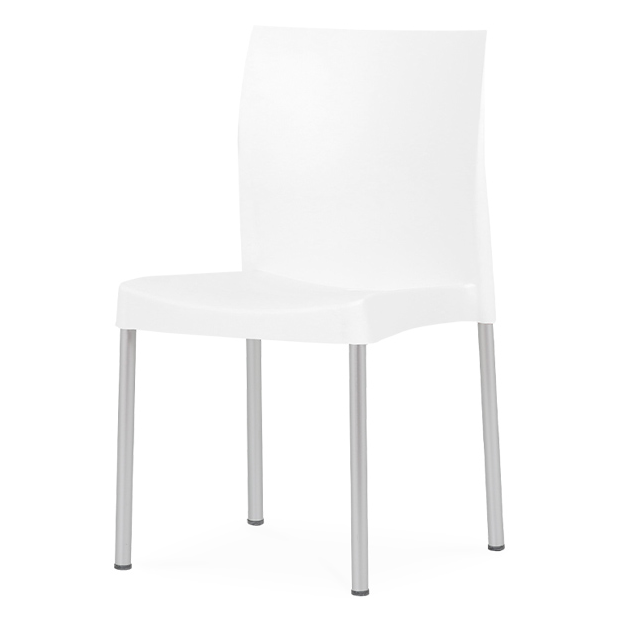 Chaise design polypropylène pieds aluminium empilable Horeca – Réf. 1967