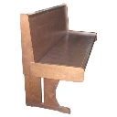 Banquette bois massif style bistrot sur mesure – Réf. 0191