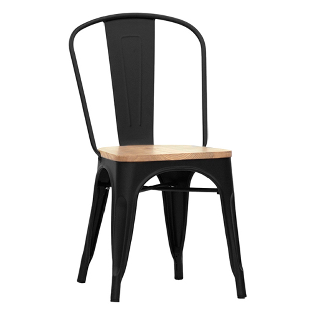 Chaise métallique empilable style industriel – Réf. 5166