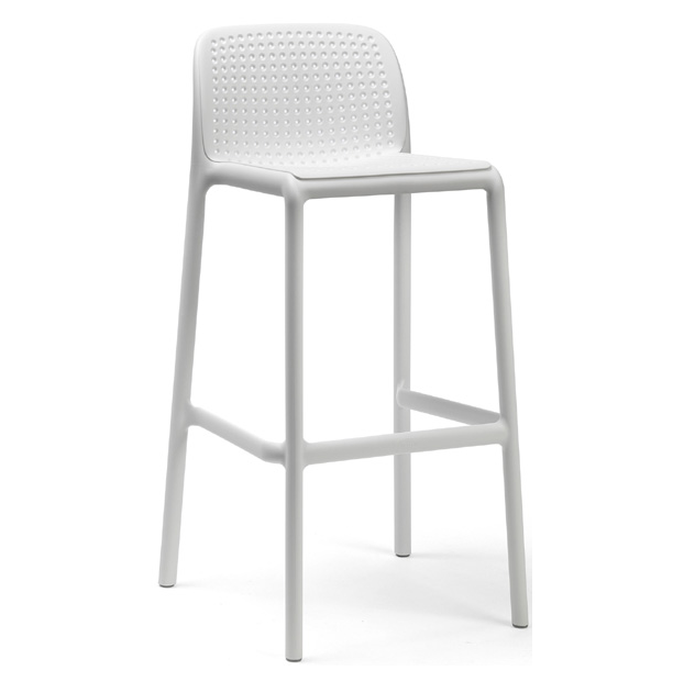 Tabouret haut design Lido Nardi motif perforé empilable Horeca – Réf. 1927 T