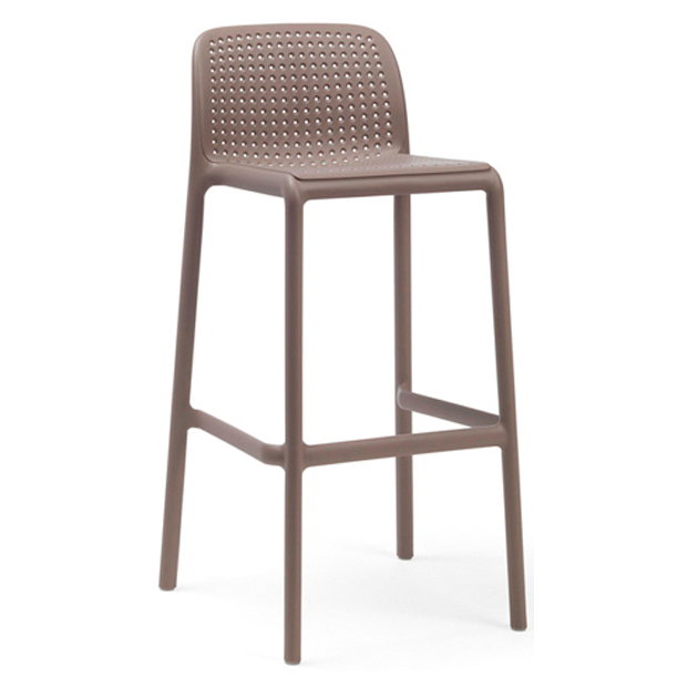 Tabouret haut design Lido Nardi motif perforé empilable Horeca – Réf. 1927 T