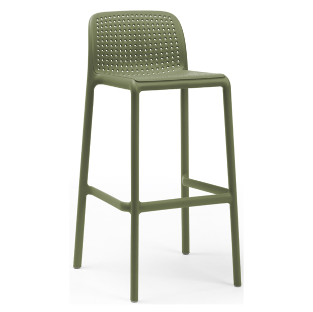 Tabouret haut design Lido Nardi motif perforé empilable Horeca – Réf. 1927 T
