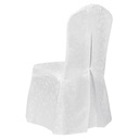 Housse Jacquard pour chaise coloris blanc – Réf. 0170