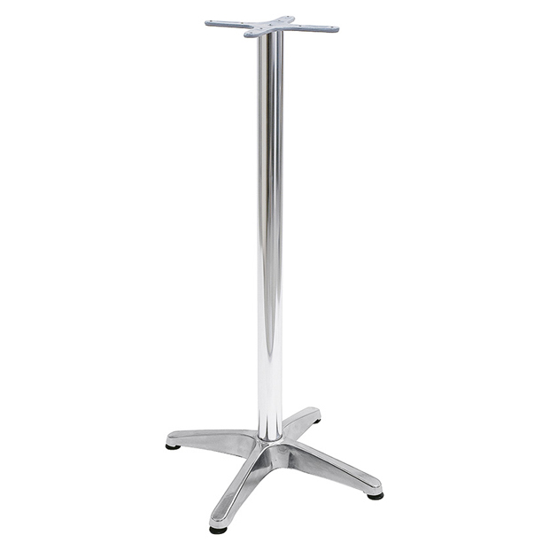Piètement table haute aluminium base étoile plateau max. Ø80 – Réf. 2899 MD