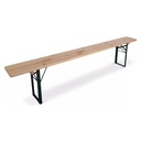 Banc de brasserie bois pliable intérieur extérieur – Réf. 2004